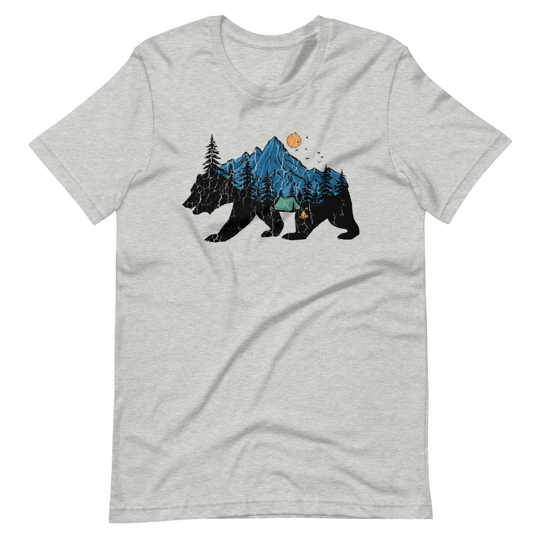 Bear Outdoor Camping Adventure Unisex t-shirt