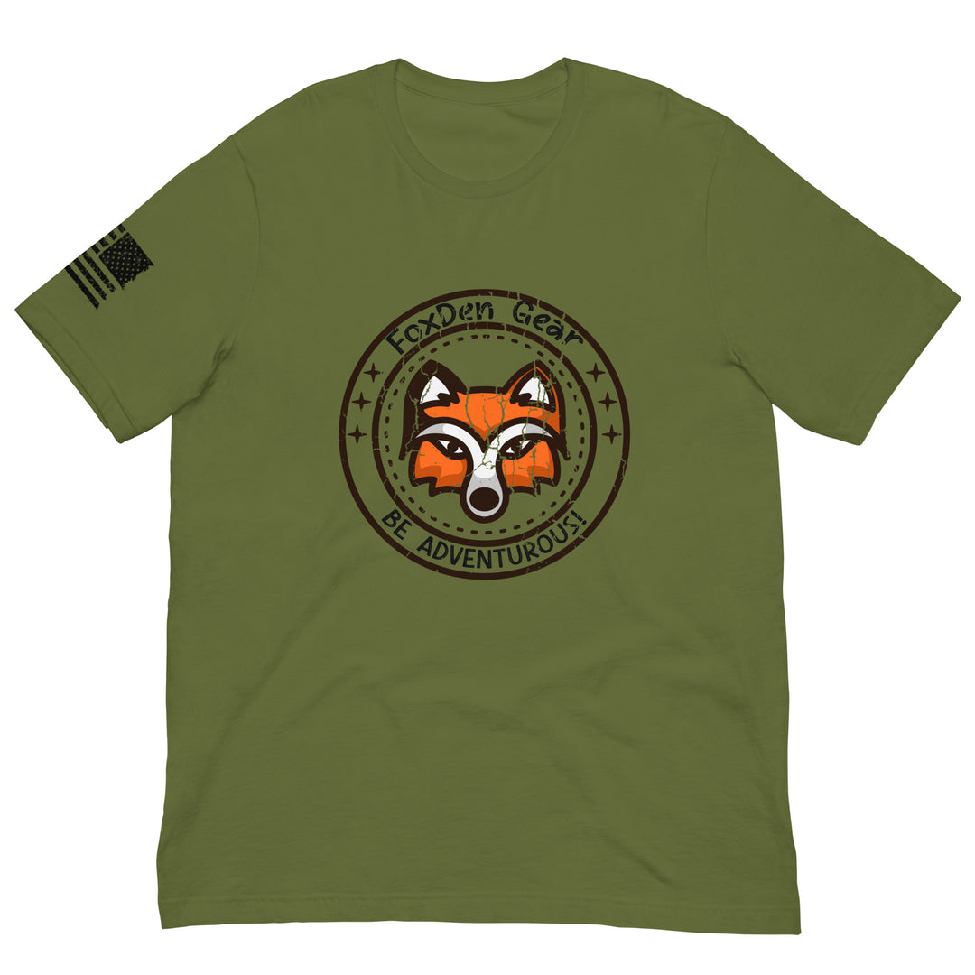 FoxDen Gear Foxy Outdoor USA Unisex t-shirt